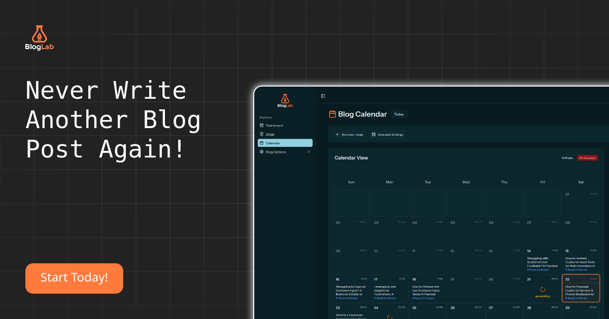 BlogLab - AI Blog Generation